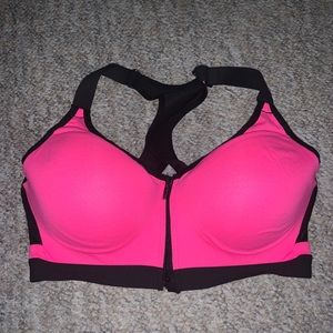 VS front zip sports bra
